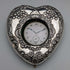 Around 1899 British Antique Heart-Shaped Sterling Silver Pocket Watch Holder with REVUE Pocket Watch